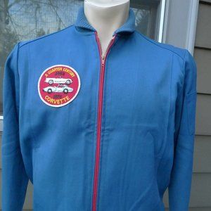 Incredible Gabardine 1978 Corvette Mechanics Work Jacket * Size ML (41R-42R)